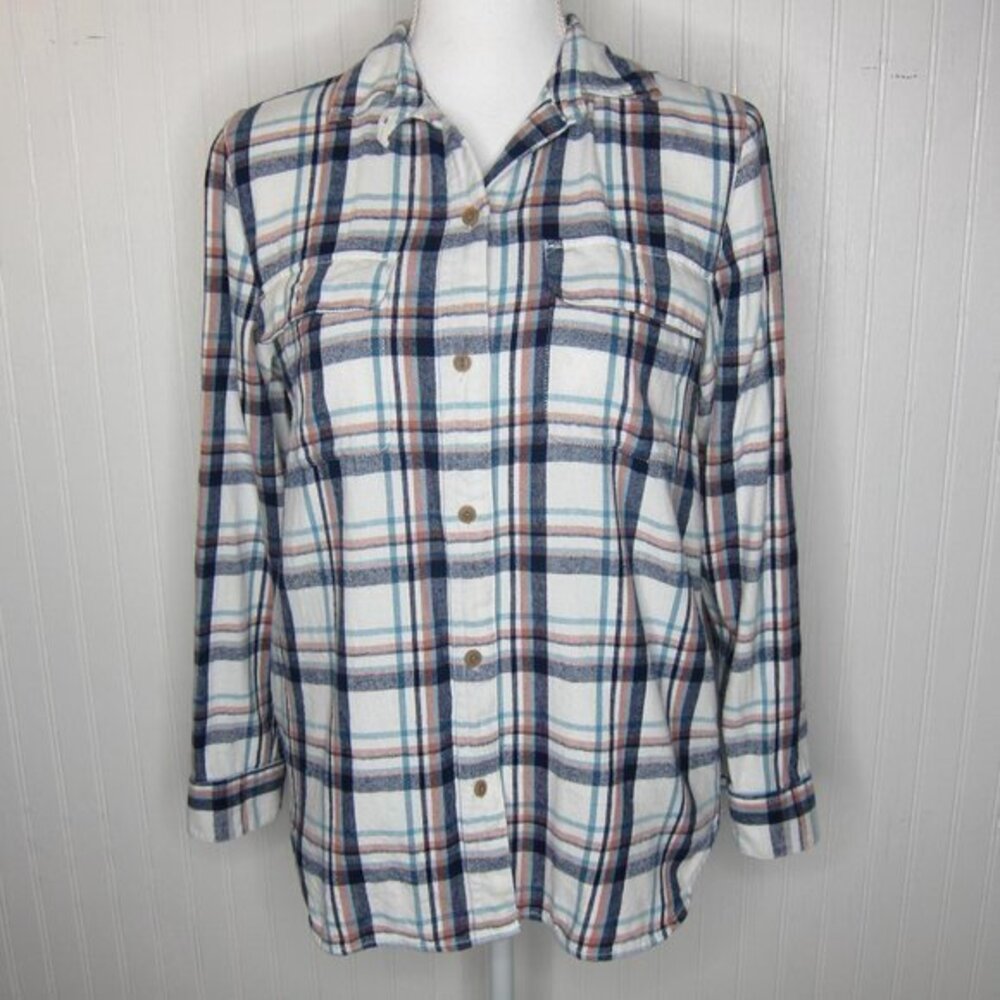 Madewell Ex-Boyfriend Flannel Shirt Size S